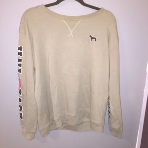 Green pink sweatshirt